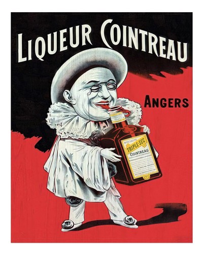 Affiche vintage cointreau art - cointreau,