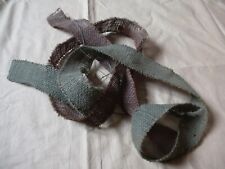 Lot de 2 bandes de toile de jute camouflage casque USM1 Normandie 1944