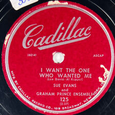 Sue Evans and Graham Prince Ensemble DISQUE 78 tours rpm 10" CADILLAC 125