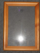 Cadre moulure bois - , naturel