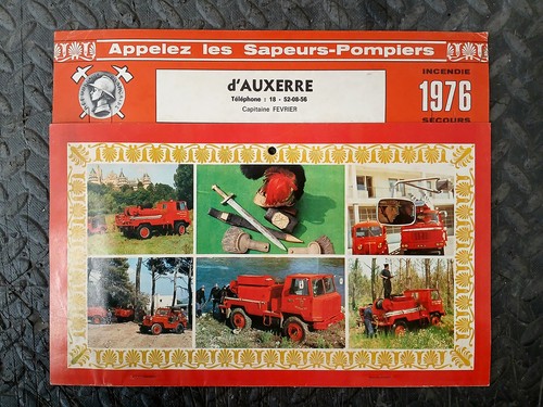 Ancien calendrier 1976 sapeurs - 1976,