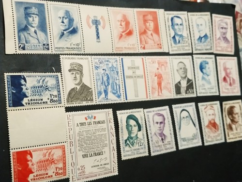 Timbres des résistants - 21,