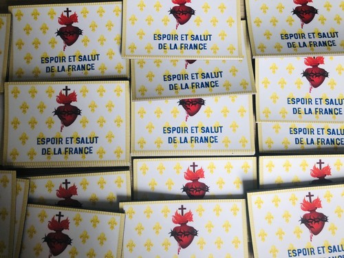 Magnet drapeau sacré coeur - sacré,