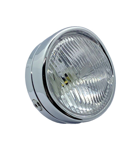 Phare rond chromé ø140 - chromé,