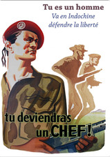 POSTER AFFICHE INDOCHINE TU ES