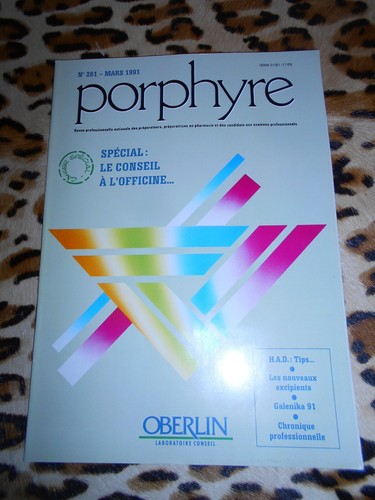 Revue porphyre préparateur - revue, porphyre,