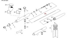 ANEST IWATA 98532920 Aiguille