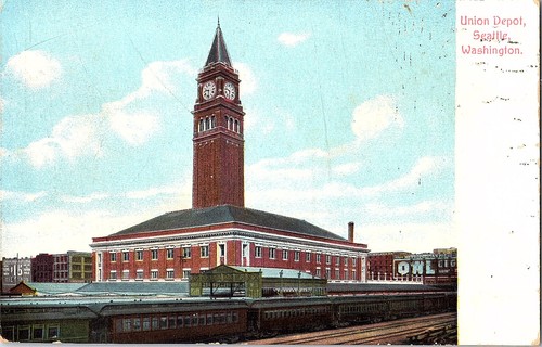 Carte postale tour horloge - carte,