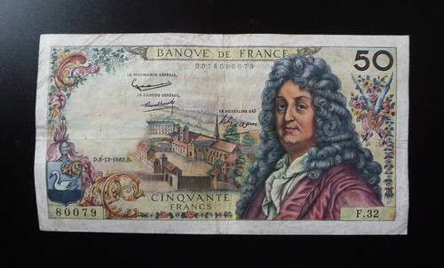 Billet francs racine - de, 50