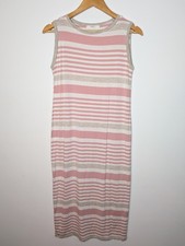 Robe Longue Rayée - Rose &