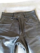 Pantalon cuir moto DMP DAFY MOTO Vachette pleine fleur pigmentée (40 H)