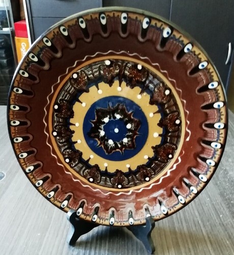 Superbe plat émaux ancien - plat,