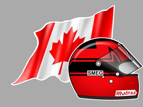 Villeneuve helmet right - helmet,