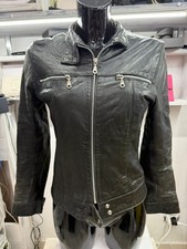 Veste Femme En Cuir Noire