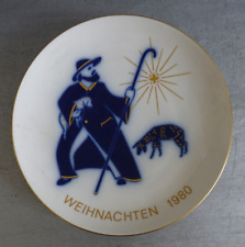KPM Berlin assiette décorative en porcelaine "Weihnachten 1980"