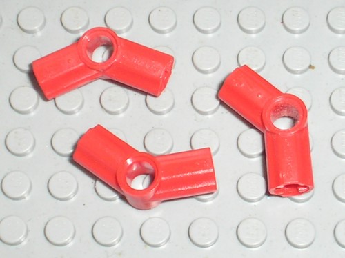 Lego technic red angle - x,