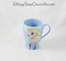 Mug Elsa DISNEYPARKS La Reine des Neiges tasse bleu céramique Disney 12 cm (CM)