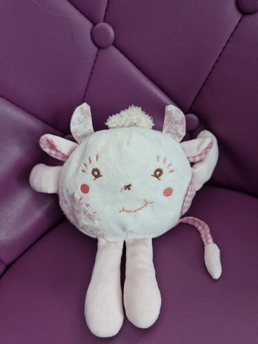 Doudou boule grelot vache