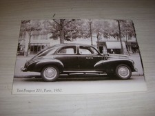 CP TRANSPORTS d'AUTREFOIS TAXI PEUGEOT 203 - PARIS 1950