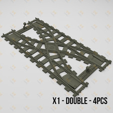 Double aiguillage compatible train Lego