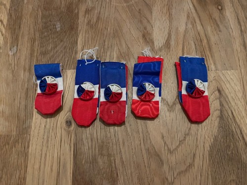 Lot rubans bleu - bleu, blanc