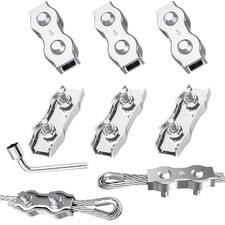 Serre Cable Acier Duplex Clips