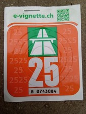 Vignette Suisse 2025 valable