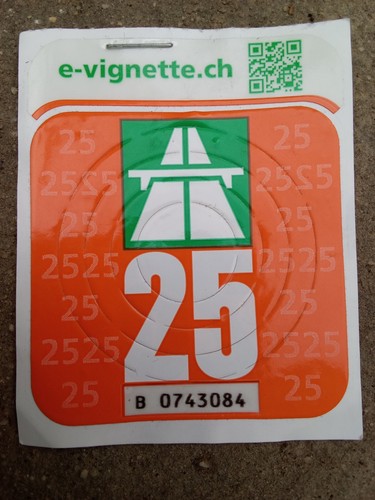 Vignette suisse 2025 valable - suisse,