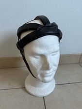 Ancien Casque Vélo En Cuir Vintage Retro Bike L’eroïca + Couvre Casque Cyclisme