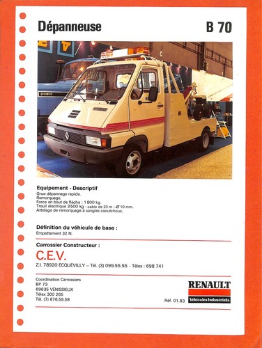 Renault dépanneuse - b, /
