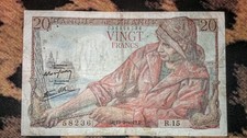 Billet 20 Francs Pêcheur