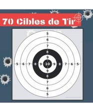 70 Cibles de Tir: 21 cm x 21