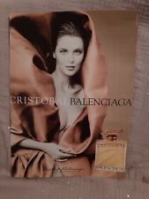 Publicité papier Parfum. Balenciaga Cristobal de 1998 - Perfume Ad