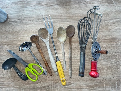 Lot anciens ustensiles de - ustensiles,