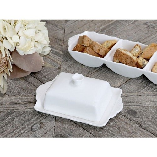 Boîte beurre porcelaine - boîte, en