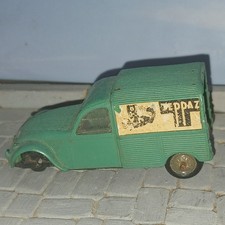 Norev citroën 2cv commerciale fourgonnette voiture pub TEPPAZ #16 jouet ancien