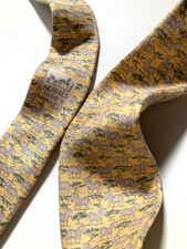 HERMES VINTAGE ZÈBRE EN SAVANE CRAVATE AFRIQUE SAFARI ANIMAL HAUT DE GAMME...