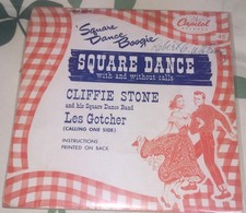 Rare disque Rockabilly Western Swing Square Dance 45 tours des années 1950 ex...
