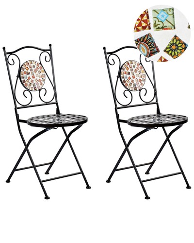 Lot chaises vintage en - lot, 2