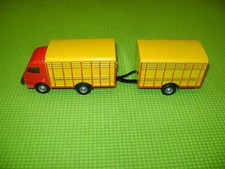 CIJ 4/50 ET 3/28 CAMION RENAULT GALION BETAILLERE+REMORQUE EPOQUE DINKY-JRD