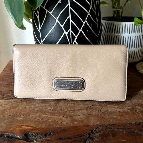 Marc jacobs portefeuille beige - marc,
