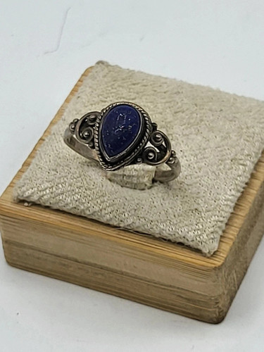 Bague argent 925 lapis - xa, –
