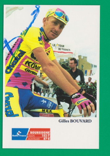 Cyclisme carte cycliste - cycliste, gilles