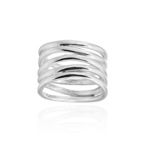 Argent sterling poli - argent, cinq