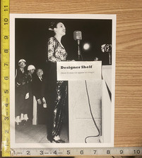 Lena Horne Singing At Podium