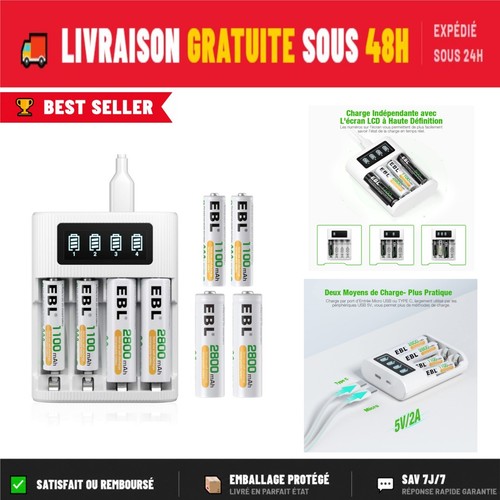 Chargeur ebl lcd avec - ebl,