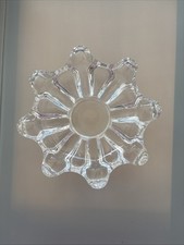 COUPE , VIDE POCHE EN CRISTAL DE VANNES, SIGNEE. Forme Corolle Très Épais