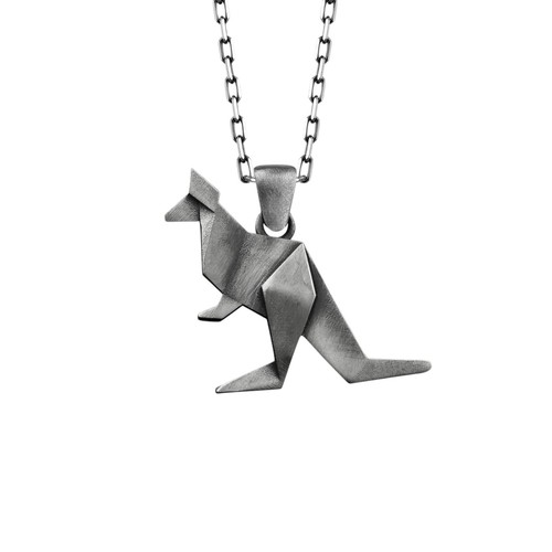 Collier origami kangourou - , en