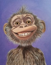 Peinture, tableau, huile sur toile, format 24/30 cm année 2025.