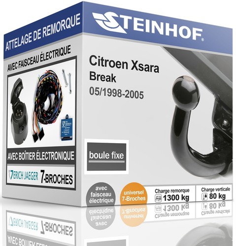 Attelage fixe pour - attelage, citroen